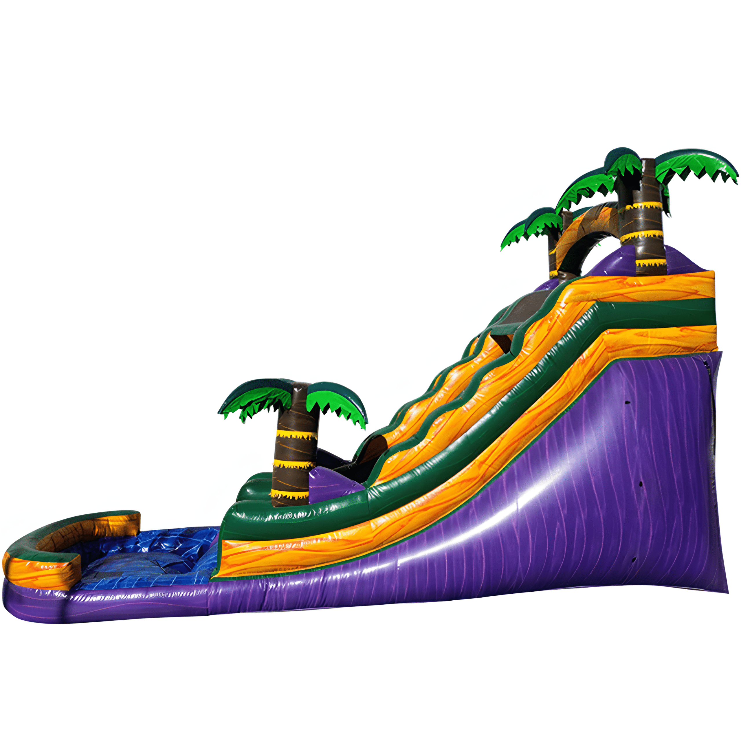 tropical-jungle-palm-tree-inflatable-water-slide-with-splash-pool - Image 3