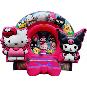 hello kitty kuromi sanrio inflatable bounce house for girls commercial grade