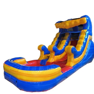 13ft tial wave Inflatable water slide
