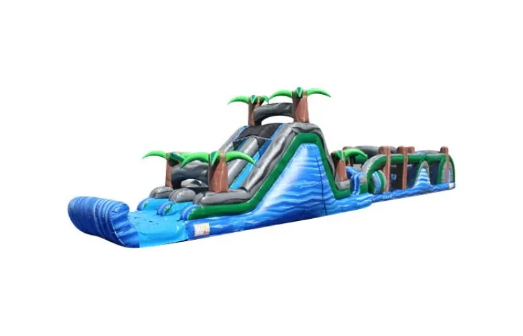 73ft Treasure Island Dry Obstacle Course