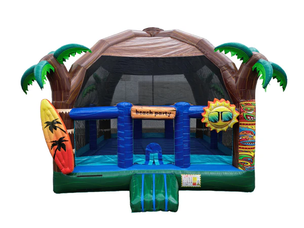 Beach Party Themed Inflatable Bounce House