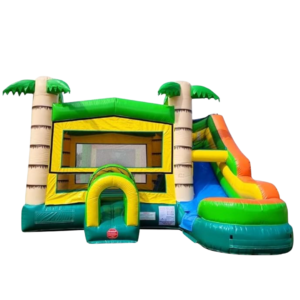 4 in 1 Inflatable Jungle Combo Bouncer