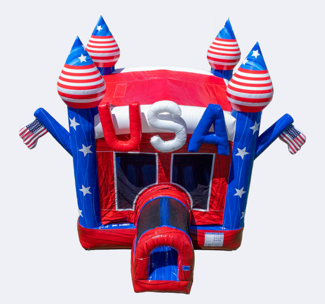 USA inflatable bounce house