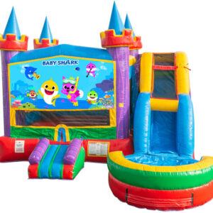 Inflatable Baby Shark Castle Combo