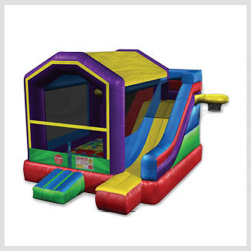 Inflatable Plain Combo with basket hoop