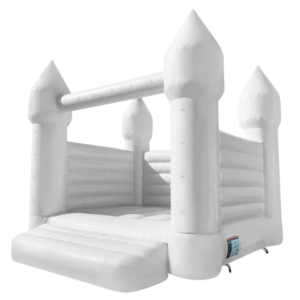 White Inflatable Wedding Castle Bouncer