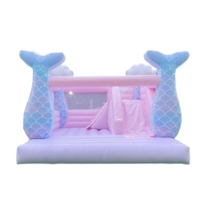 13ft Inflatable Mermaid Bouncy Castle Commercial Bounce House For Kids Party
